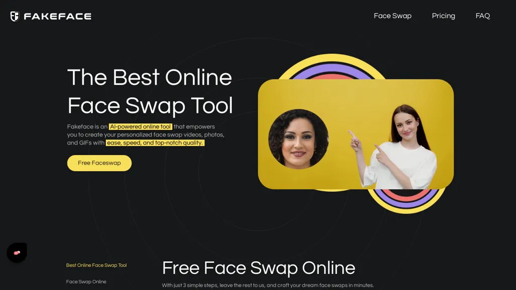 Fakeface website