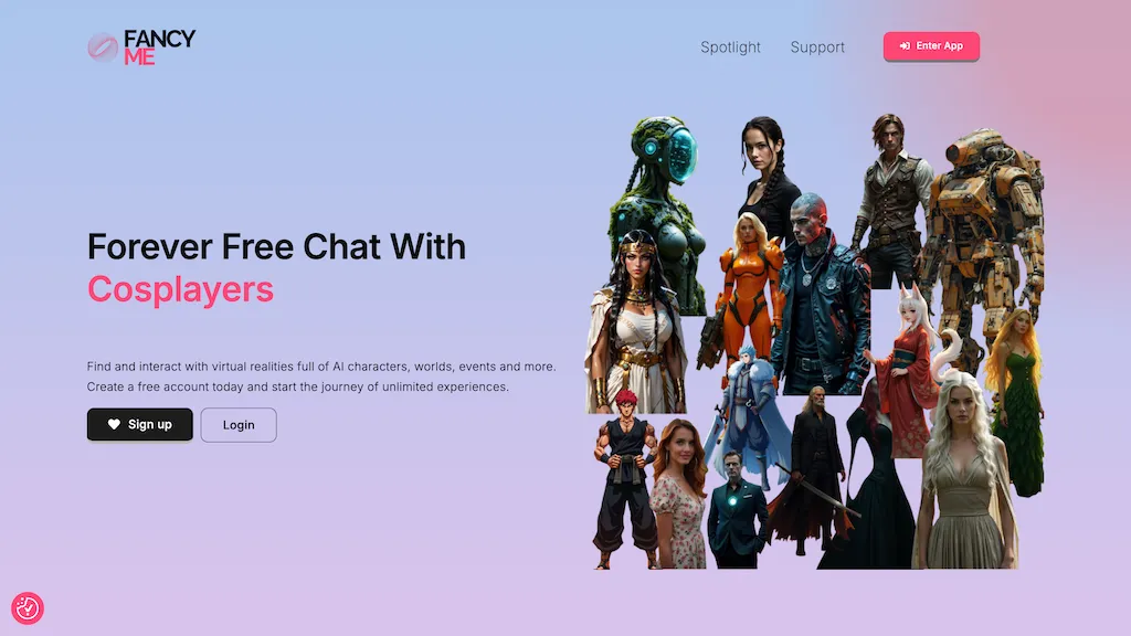 FancyMe website