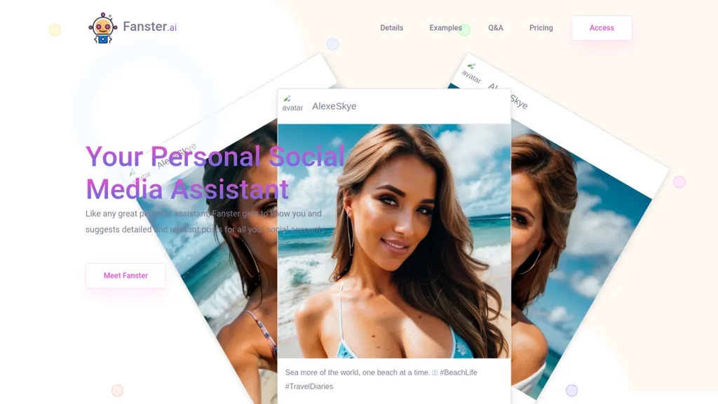 fanster.ai AI tool screenshot