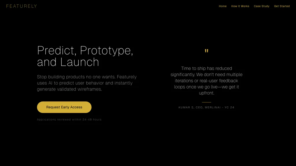 Featurely website