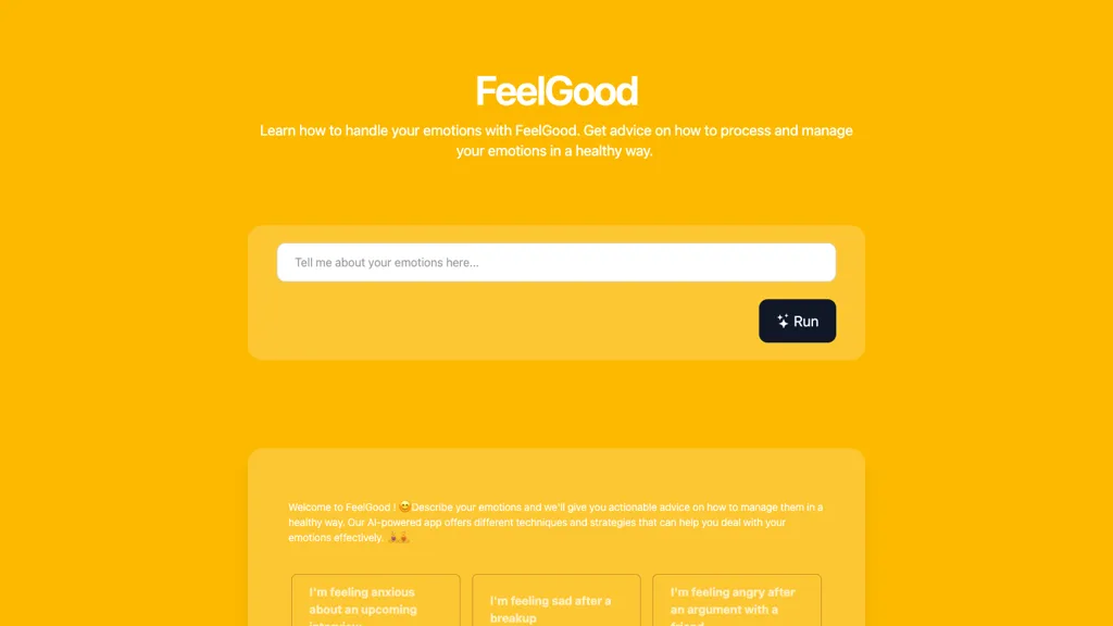 FeelGood website