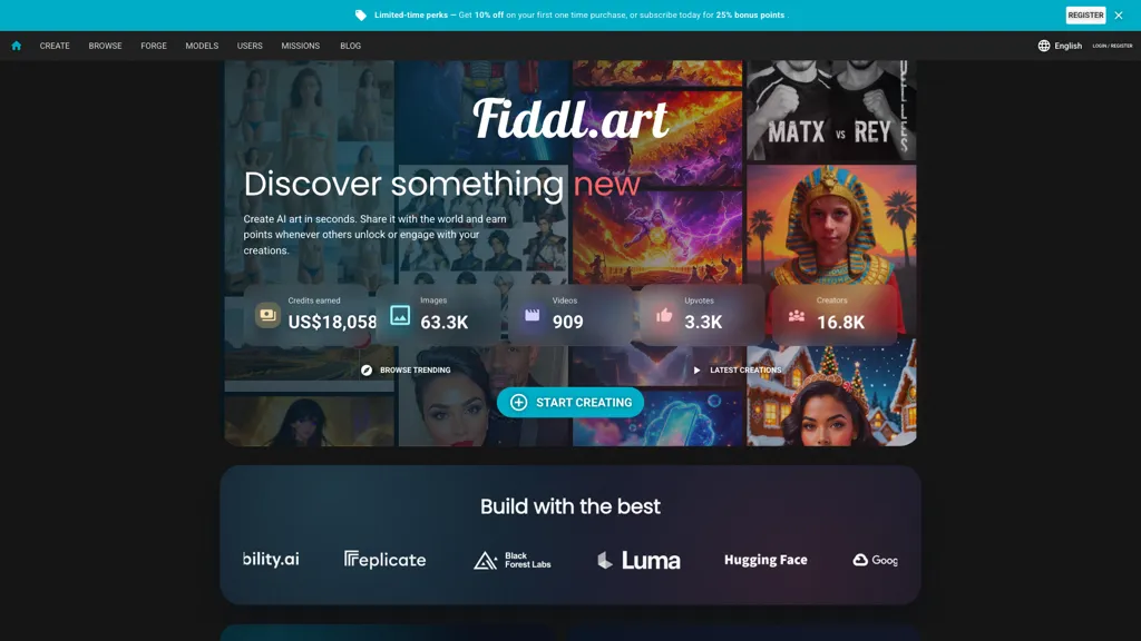 Fiddl.art AI tool screenshot