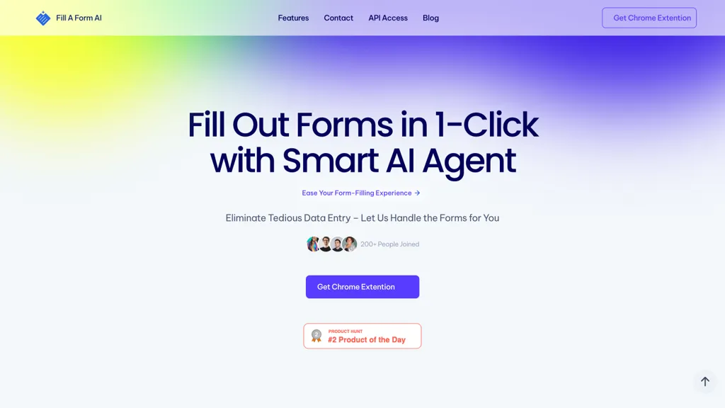 Fill A Form AI website