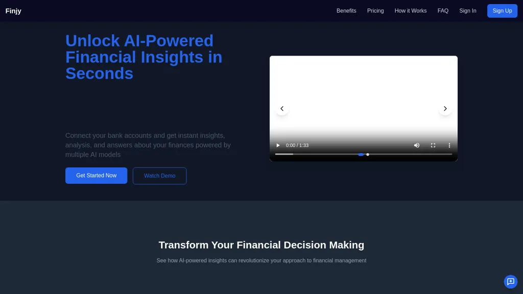 Finjy website