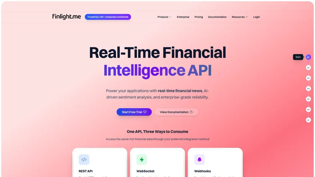 finlight.me AI tool screenshot
