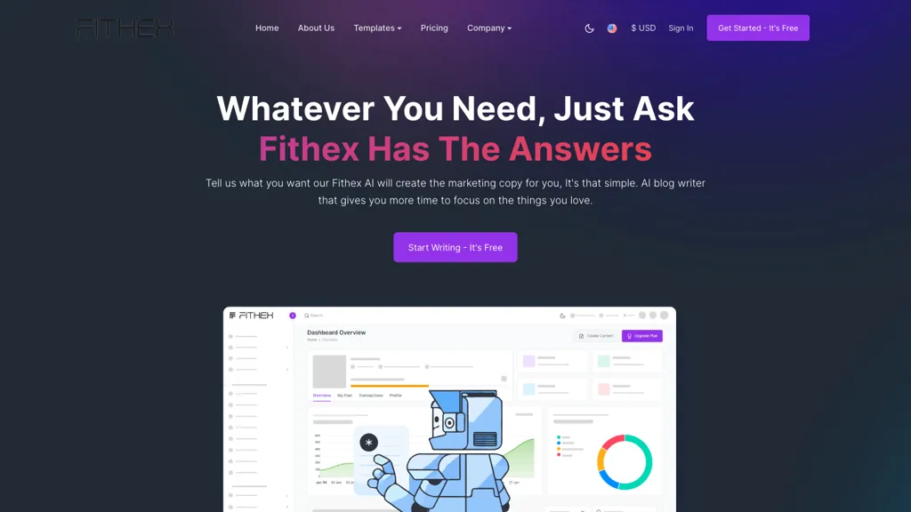 Fithex website