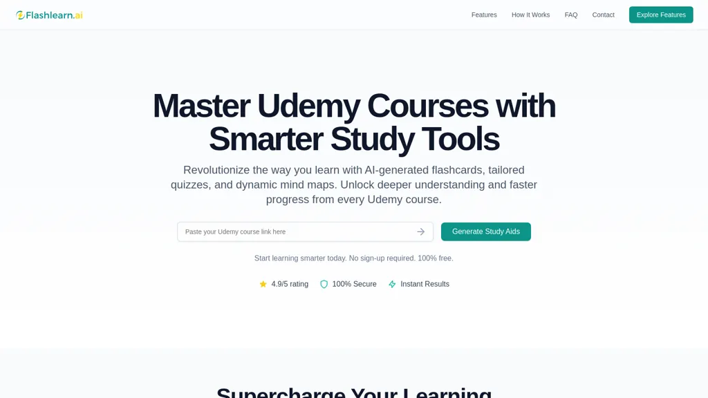 Flashlearn.ai website