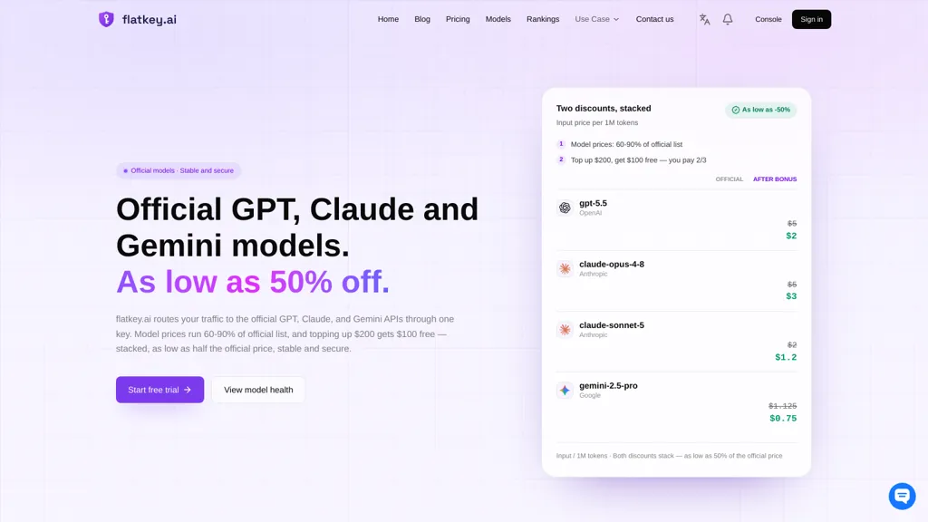 Flatkey AI AI tool screenshot