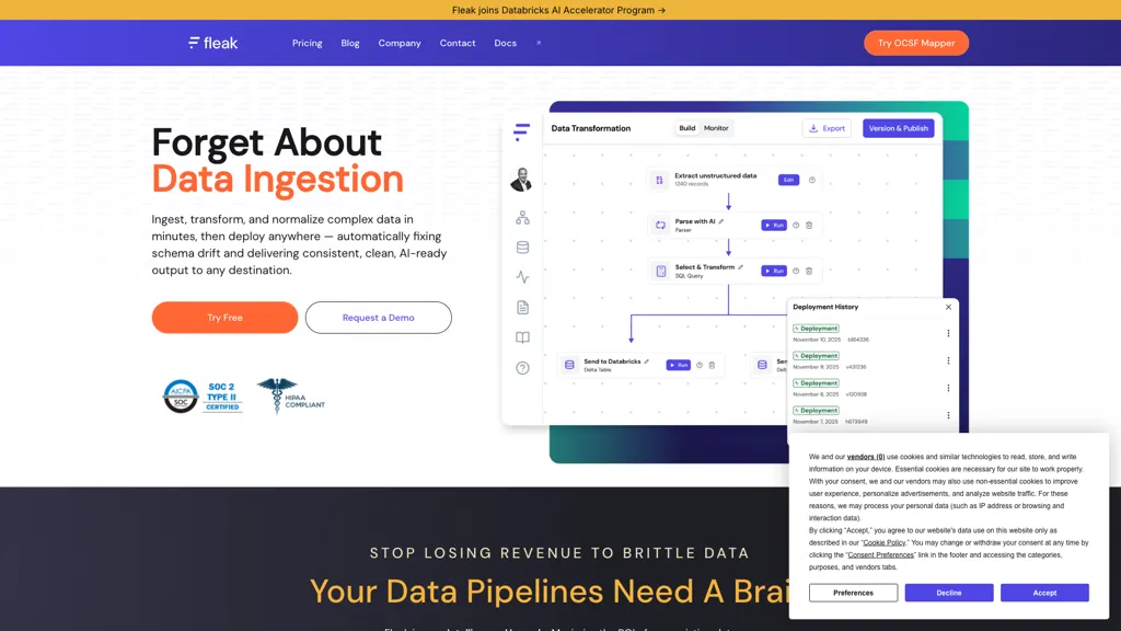 Fleak AI Workflows AI tool screenshot