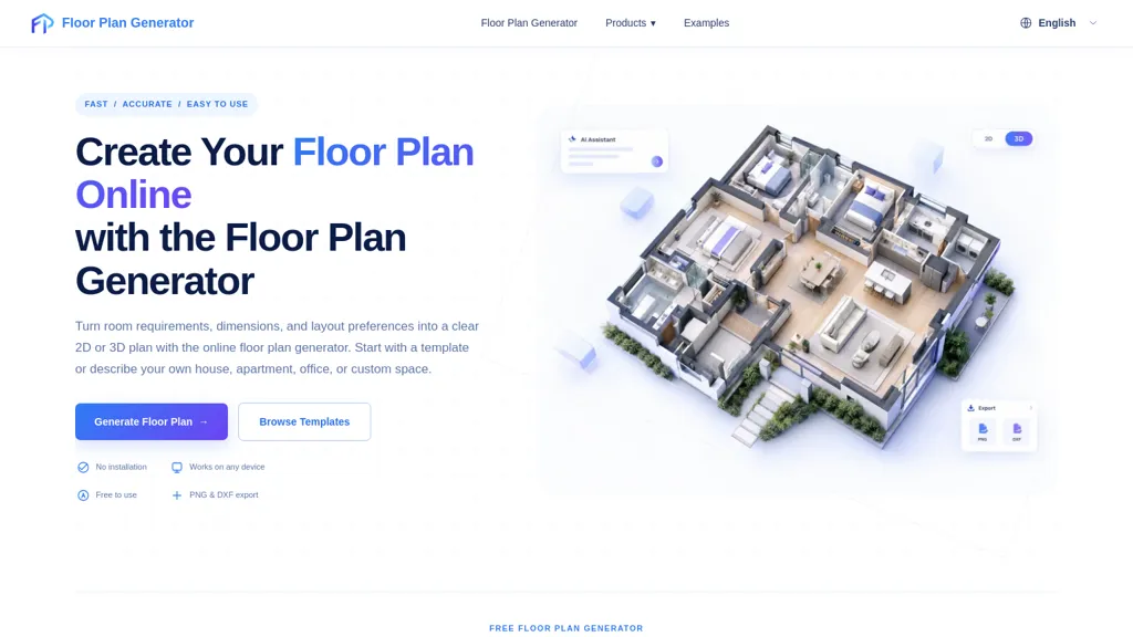 Floor Plan Generator screenshot