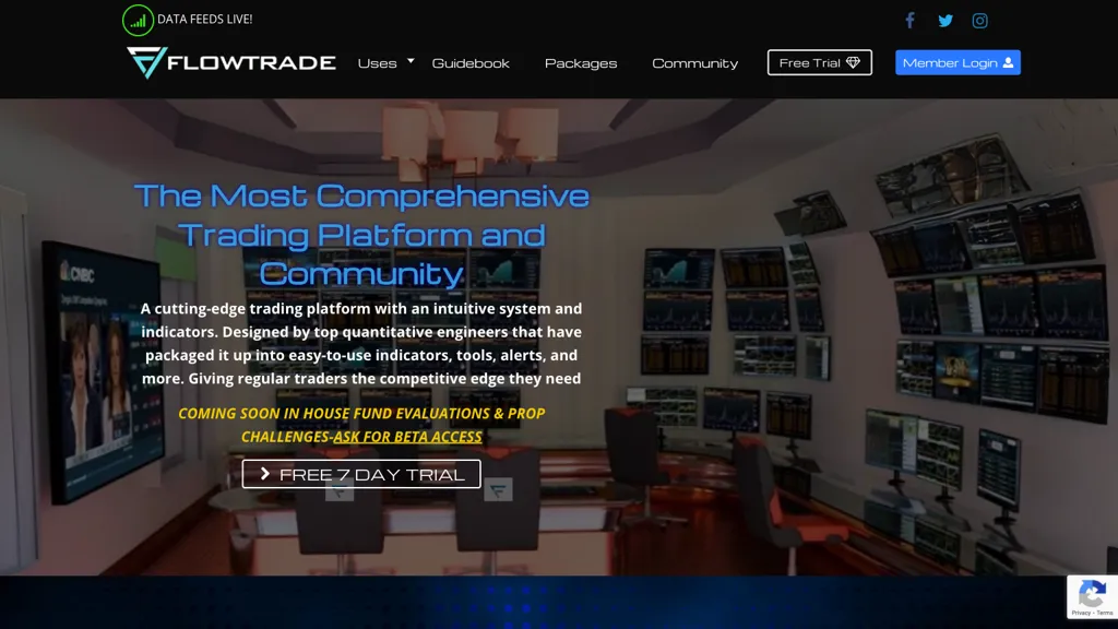 Flow Trade website