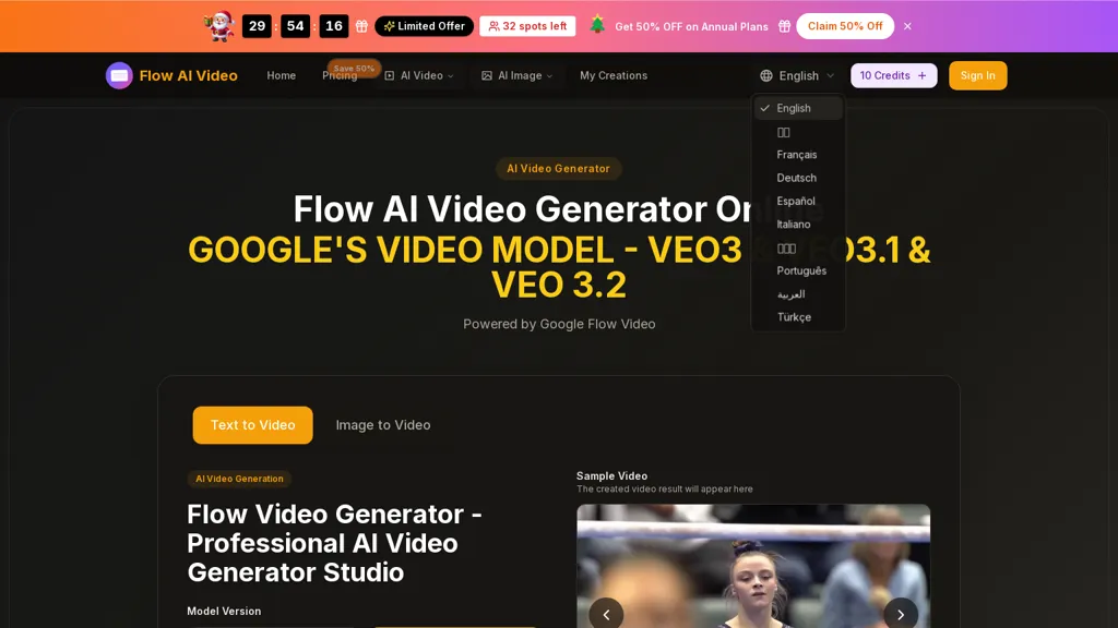 Flow AI Video AI tool screenshot