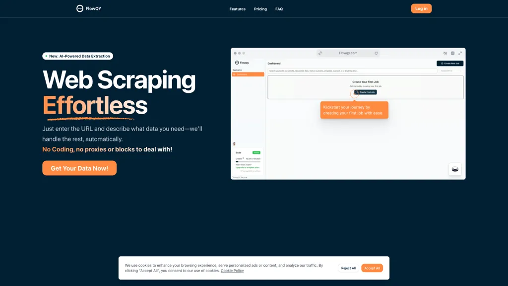Flowqy AI tool screenshot
