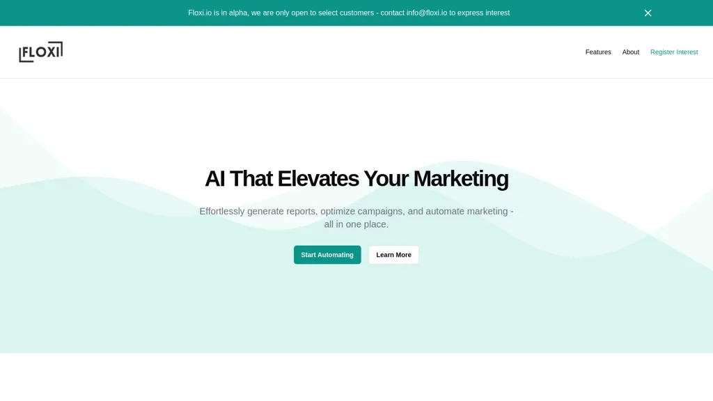 Floxi.io website