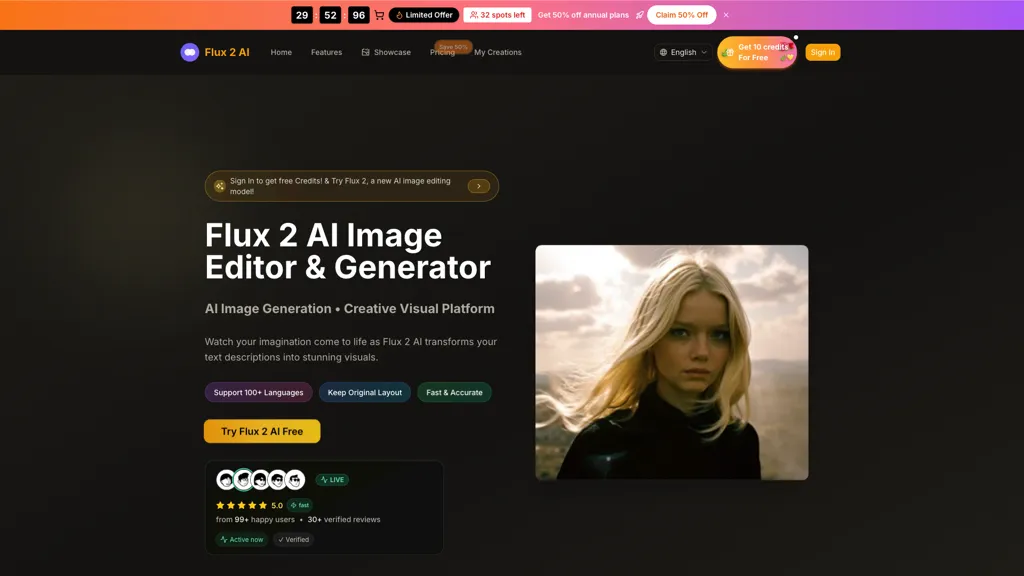Flux 2 AI App AI tool screenshot