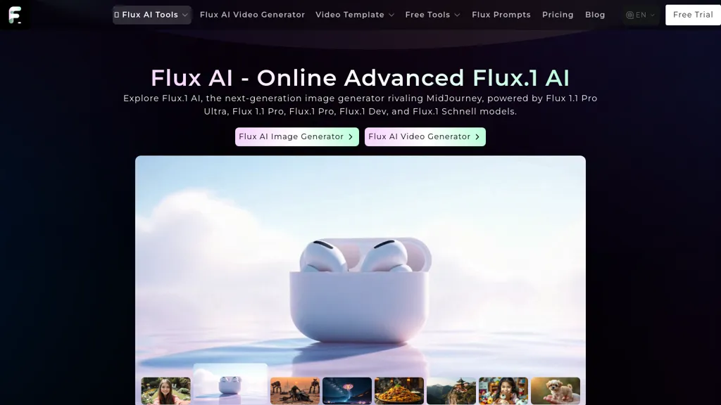 Flux AI AI website