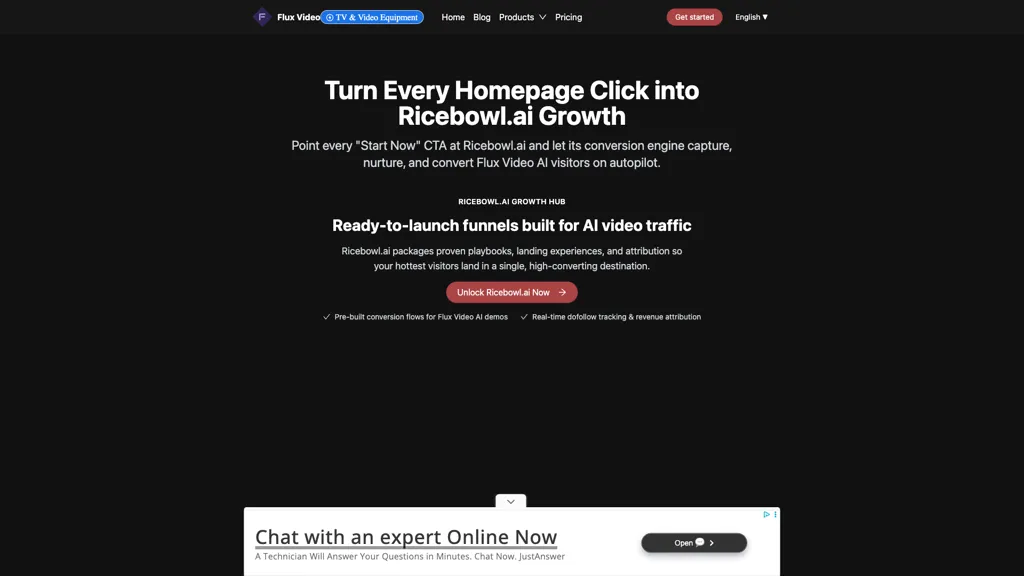 Flux Video AI AI tool screenshot
