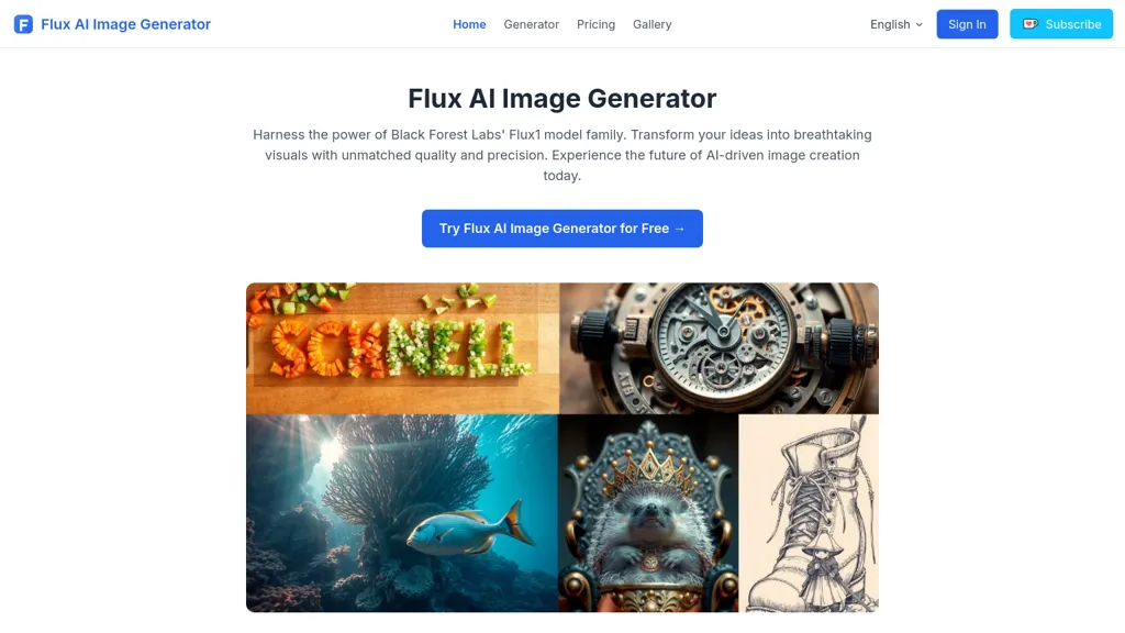 FluxImage website