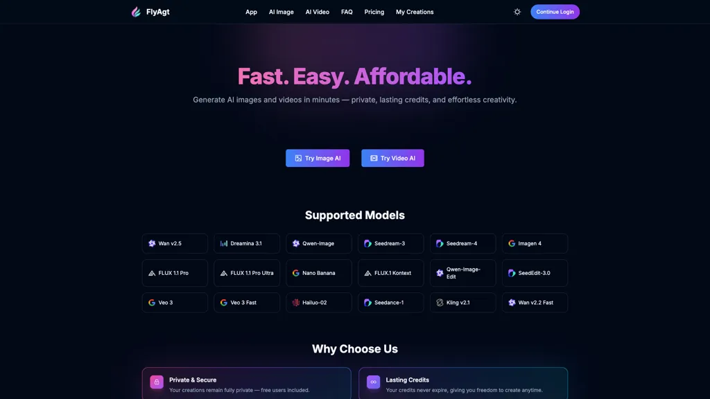 FlyAgt.ai AI tool screenshot