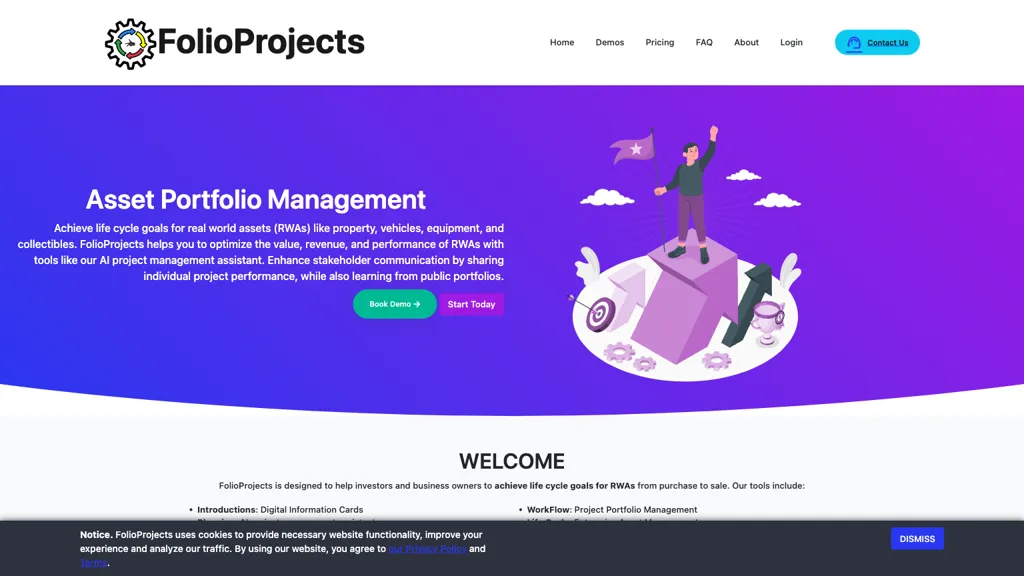 FolioProjects website