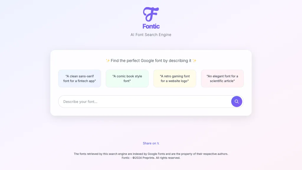 Fontic website