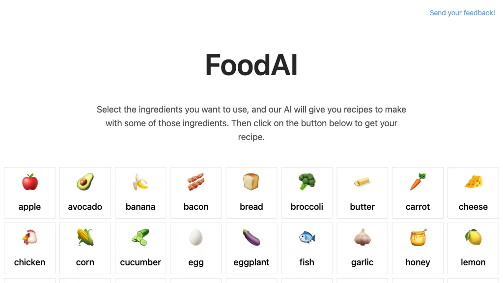 FoodAI website