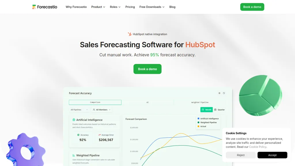 Forecastio AI tool screenshot