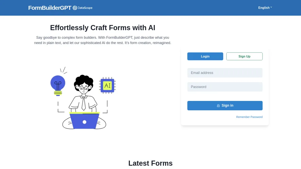 Formbuildergpt website