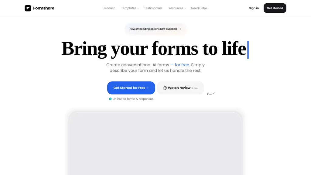 Formshare website