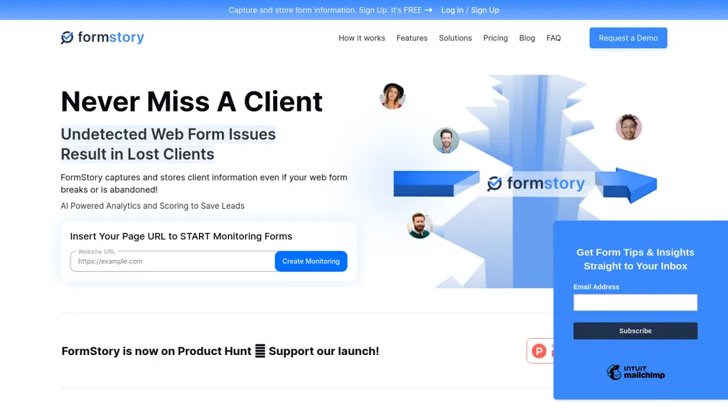 FormStory io website