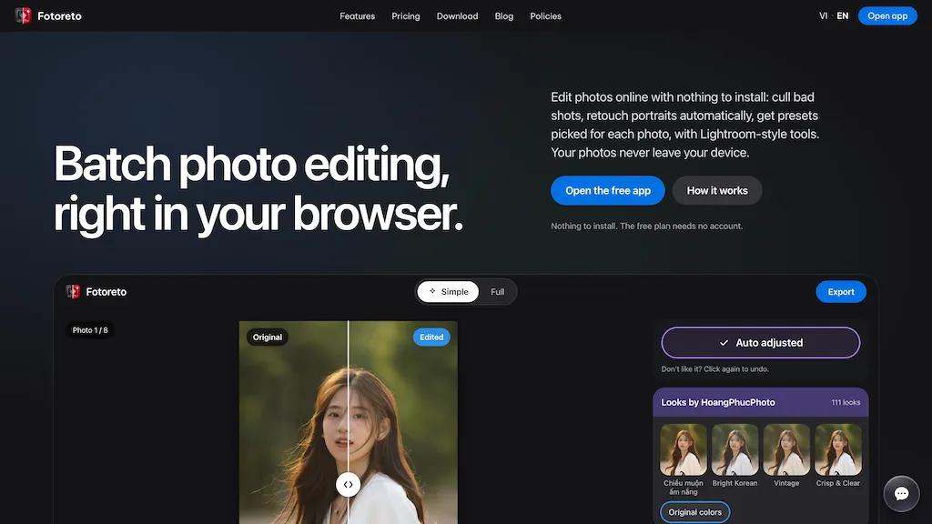 Fotoreto screenshot