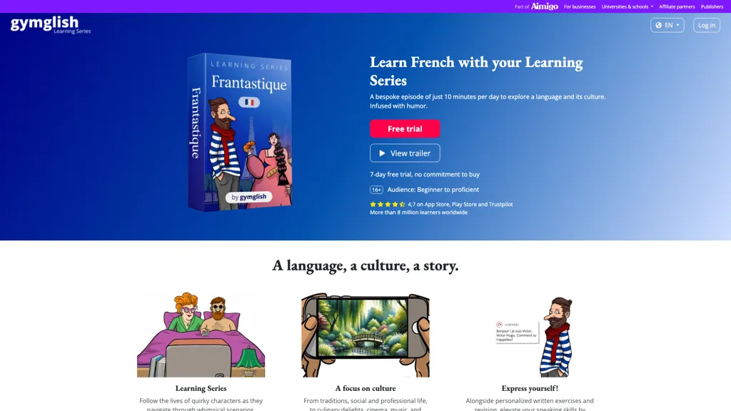 Frantastique.com AI tool screenshot