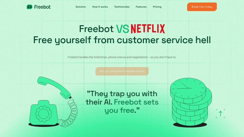 Freebot AI tool screenshot