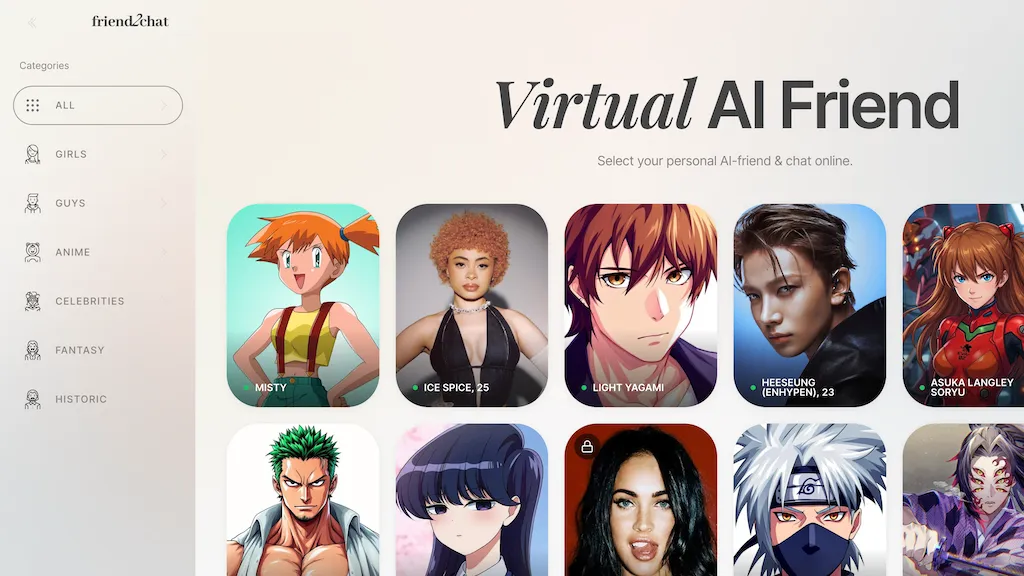 Friend2Chat AI tool screenshot