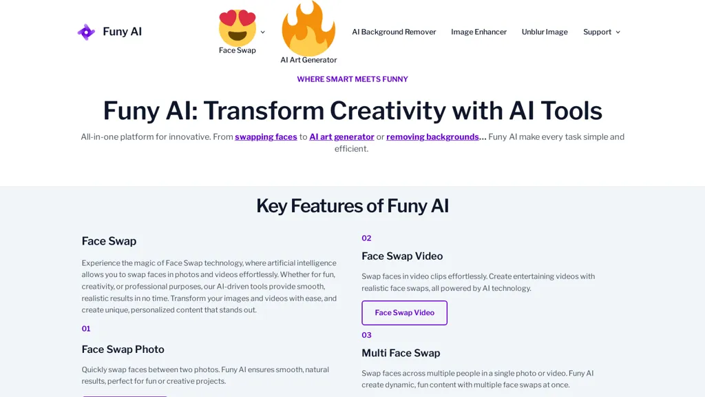 Funy AI website