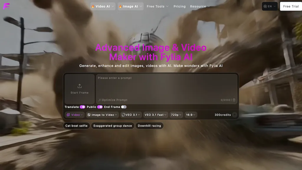 Fylia AI AI tool screenshot