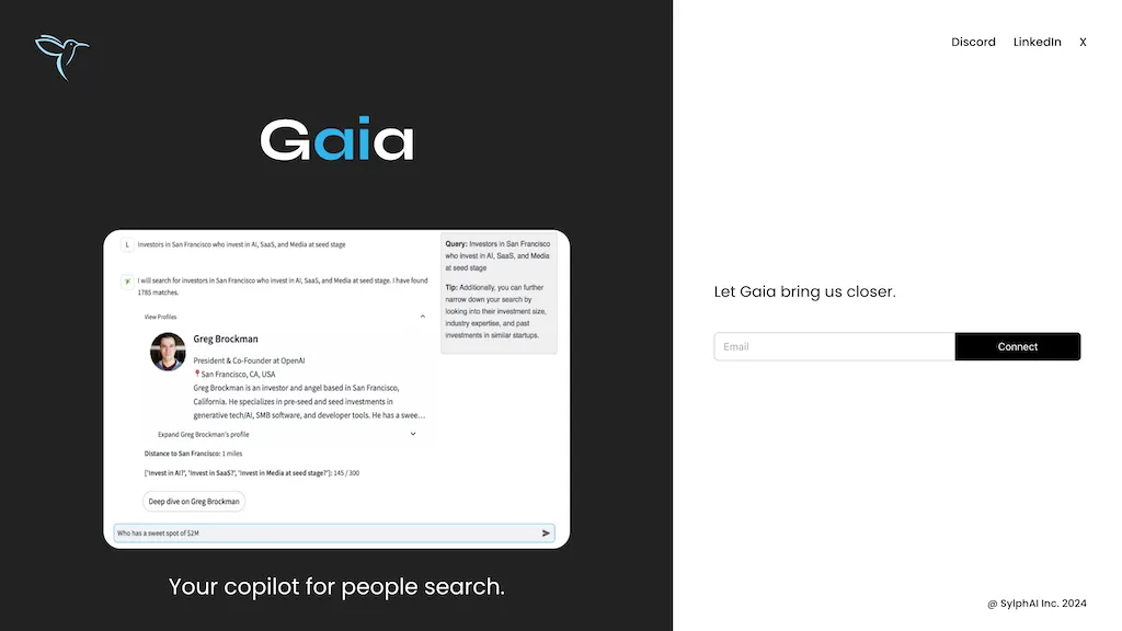 Gaia website