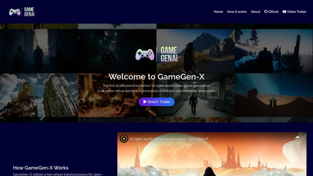 GameGen-O website