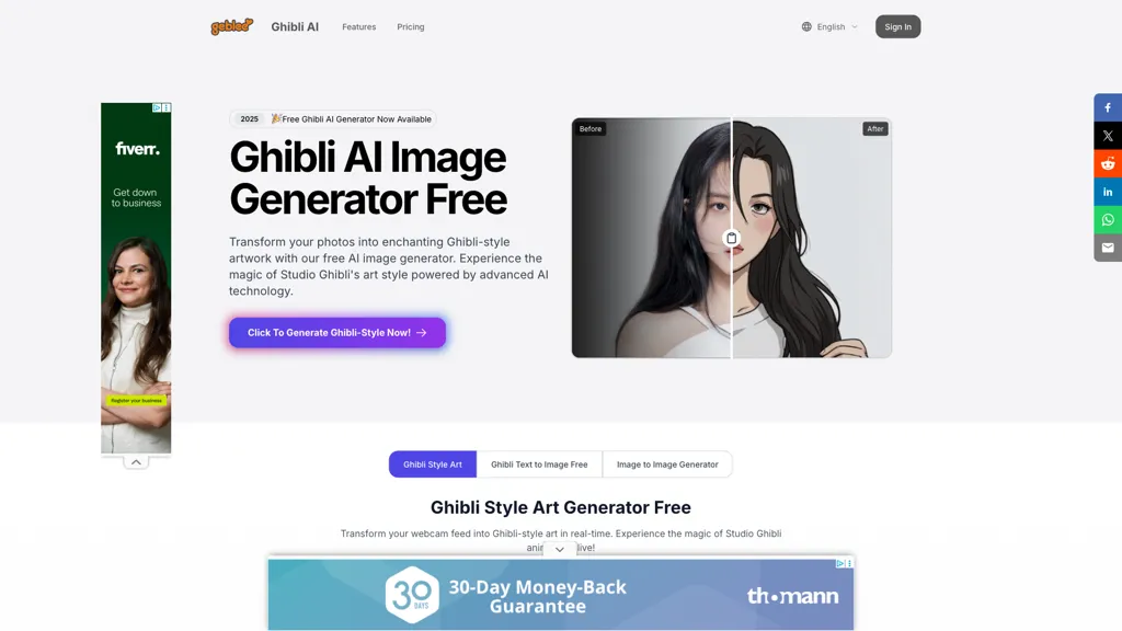 geblee.ai AI tool screenshot