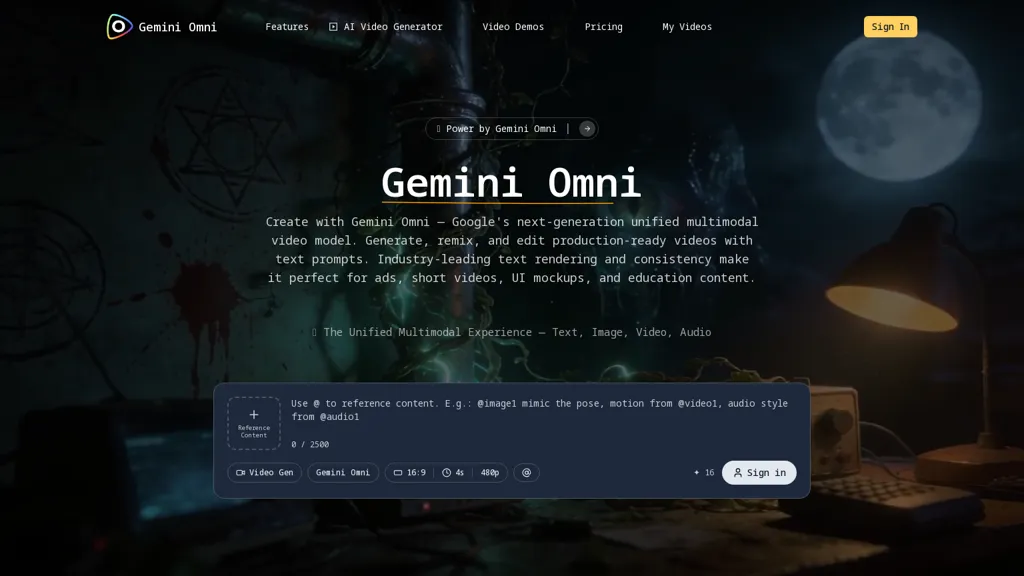 gemini-omni.ai alternatives and competitors
