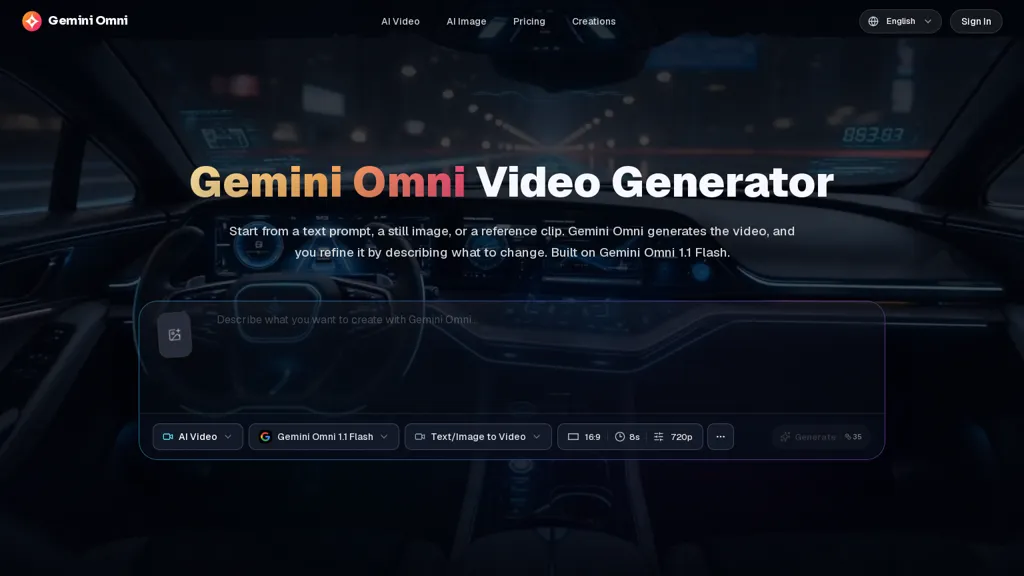 GeminiOmni.video screenshot