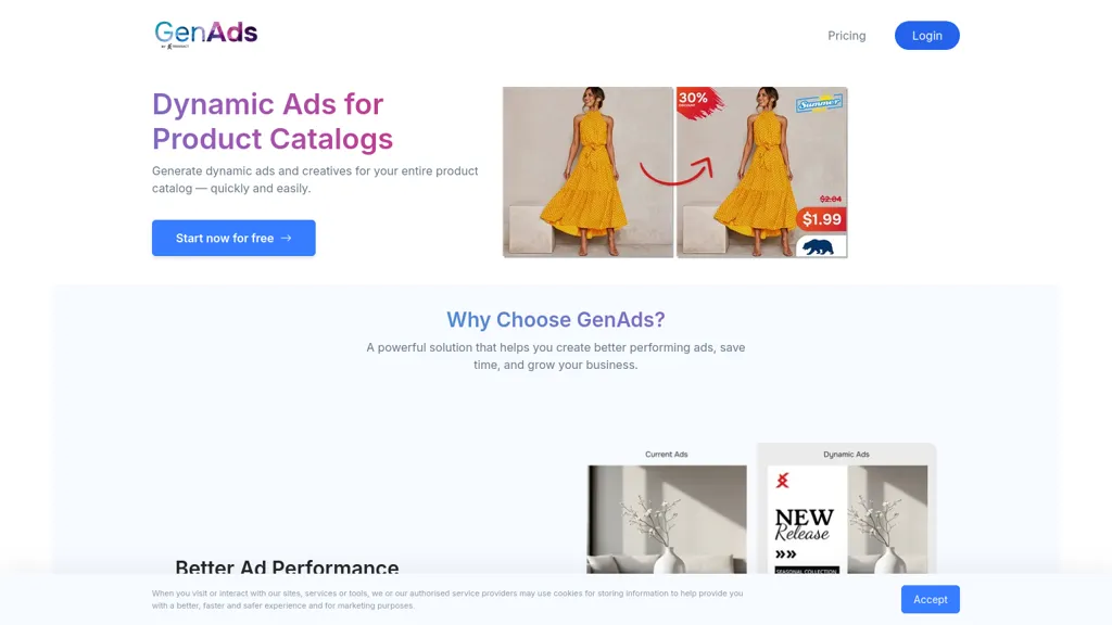 GenAds website