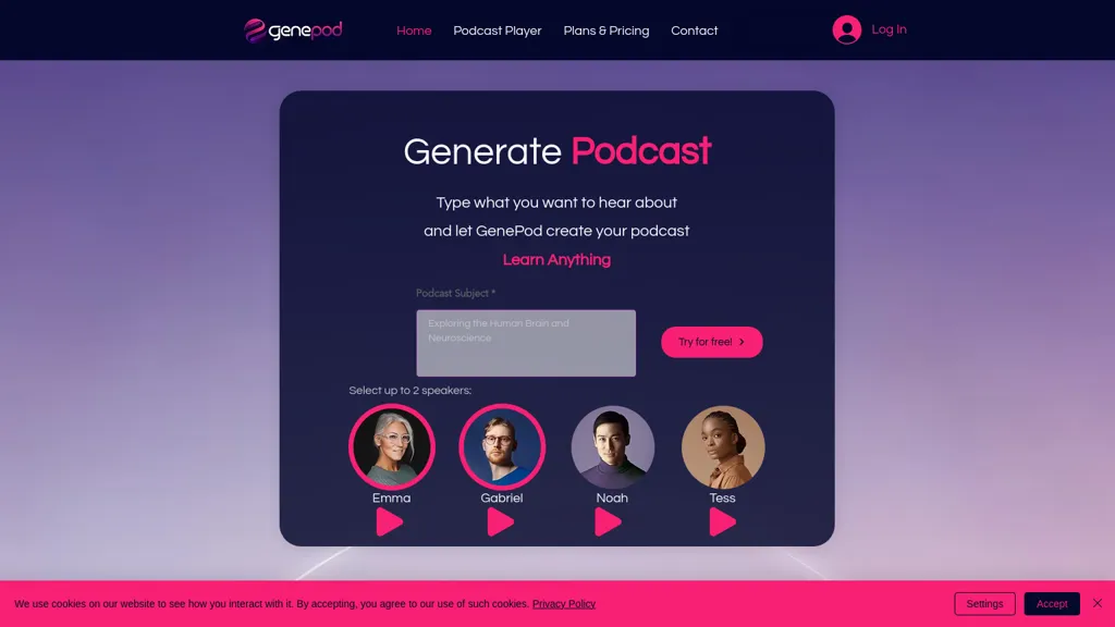 Genepod website