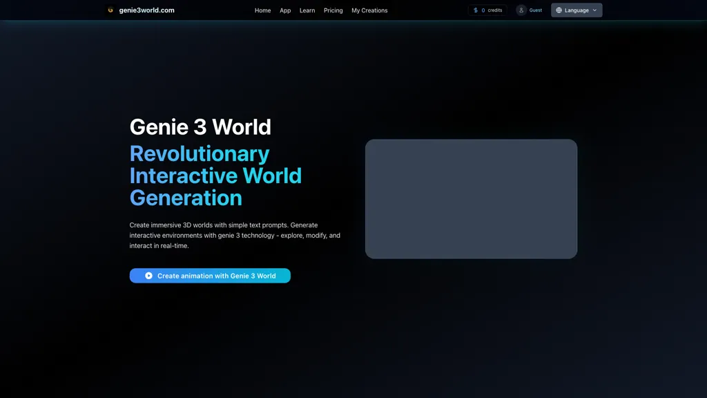 Genie 3 World alternatives and competitors