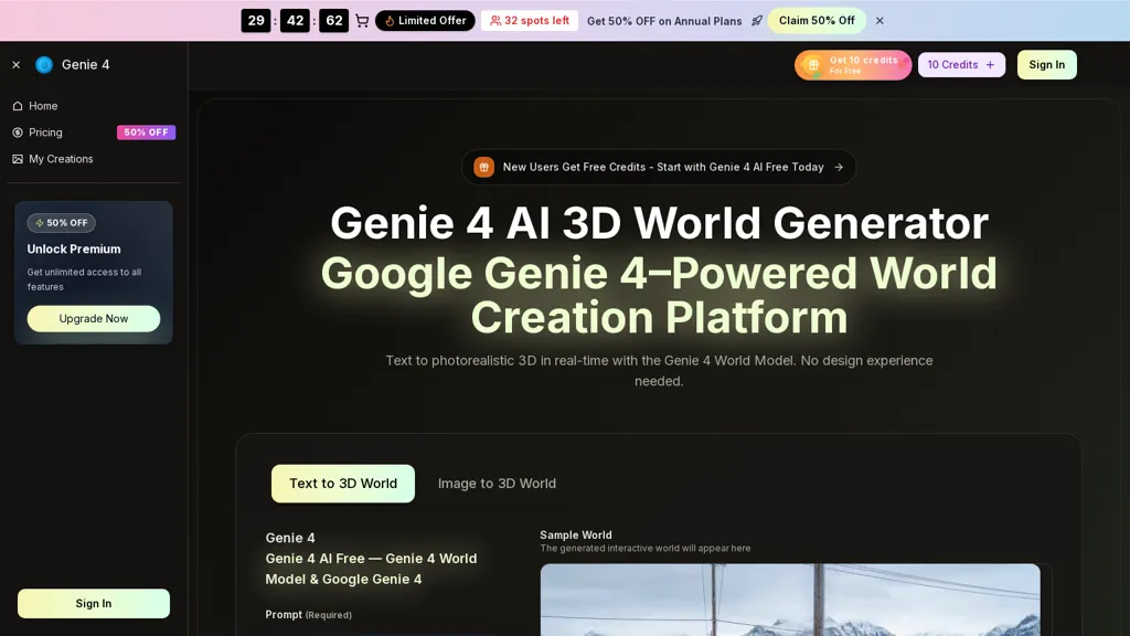 Genie4 AI AI tool screenshot