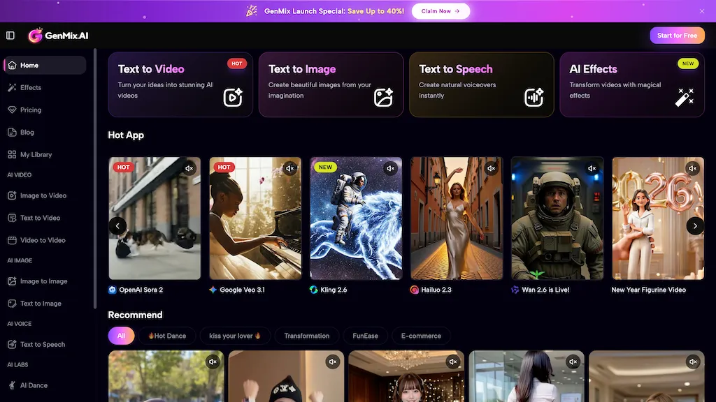 GenMix AI AI tool screenshot