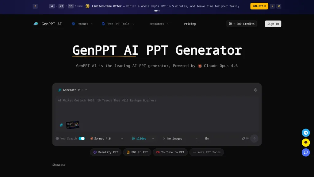 GenPPT AI alternatives and competitors
