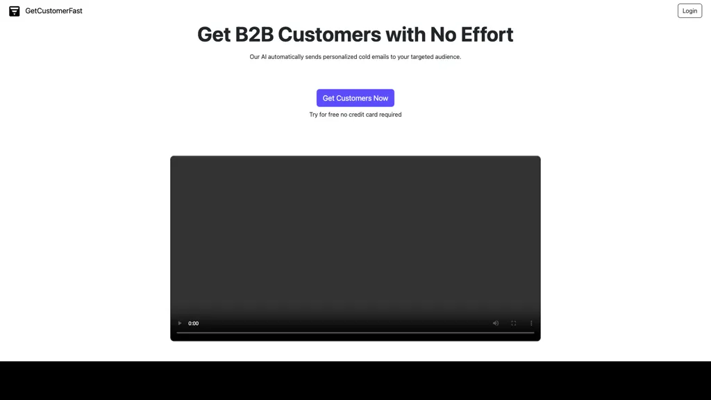 Get Customer Fast AI tool screenshot