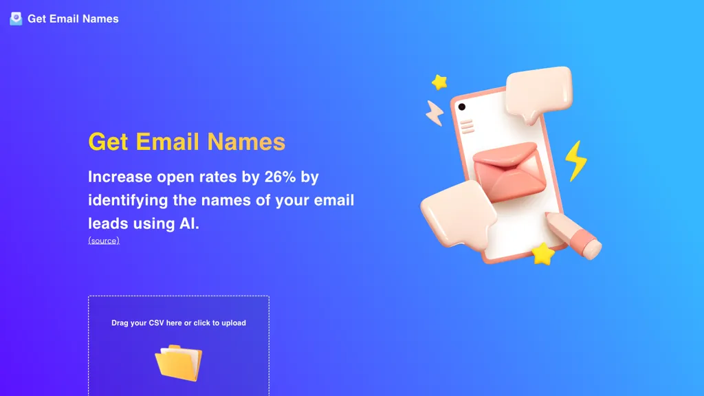 Get Email Names website