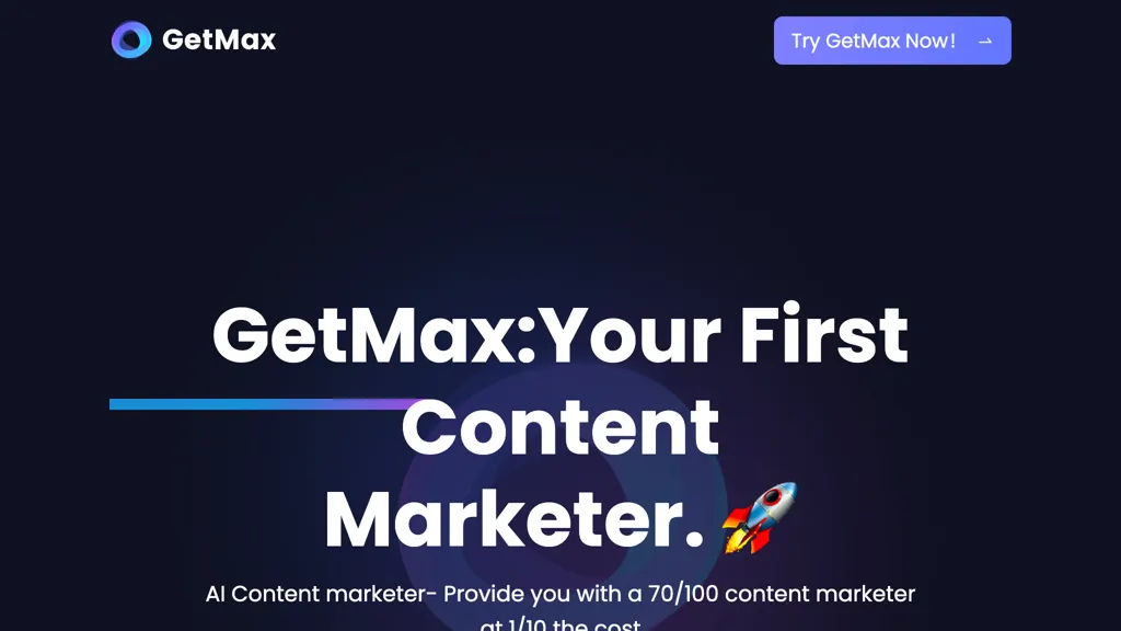 GetMax website